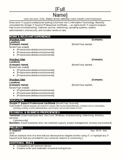 طريقة كنابة cv امريكي انجليزي